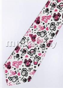 Musical Skull Emo Punk Cartoon Novelty Neck Tie