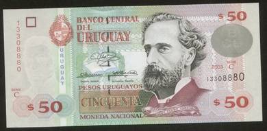 Uruguay 50 Pesos Uruguayos 2003 P#84