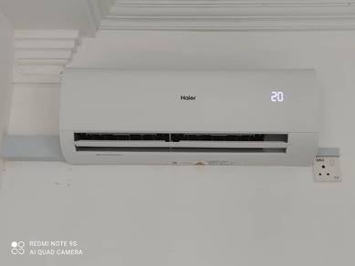 Aircond Haier 1hp siap pemasangan S243