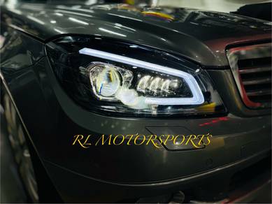 W204 led head tail lamp light mirror DRL bodykit