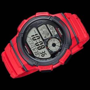 Watch - Casio Aircraft AE1000W-4AV RED - ORIGINAL