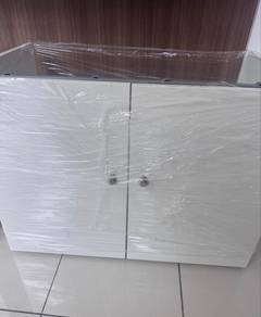 IKEA White Bathroom Cabinet with Doors