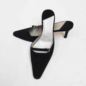 Ralph Lauren Pointed Toe Slide On Mules Pumps