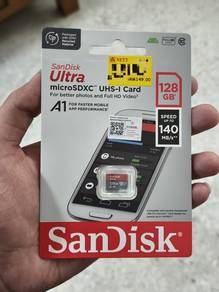 SanDisk Ultra 128GB microSDXC UHS-I memory card 