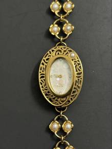 Titan Raga Ladies Gold-Tone Pearl