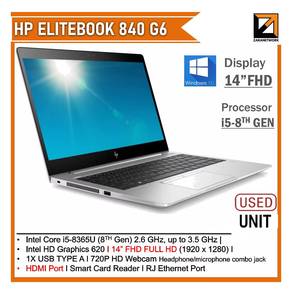 HP Elitebook 840 G6 Laptop i5 8th Gen