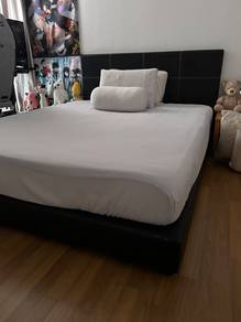 Queen bed bed frame