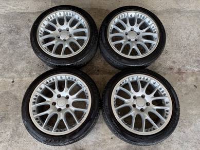 Rim breyton cutting 17 inch tayar 80% s70 forte fd