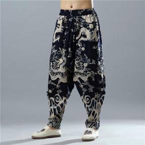 Blue Dragon Harlems Pants Kungfu Casual Seluar