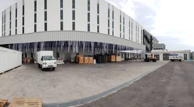 OUtdoor PVC Strip Curtain Rain resistance