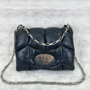 Mulberry Little Softie black leather shoulder bag