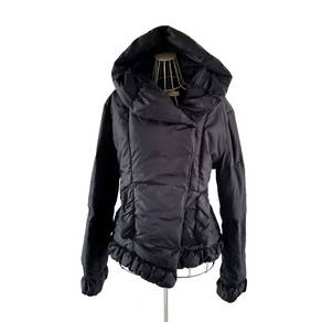 Max&Co. Italy Big Collar Black Puffer Jacket
