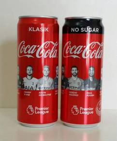 Tin Coca-Cola Coke 2019 Premier League 320ml Can