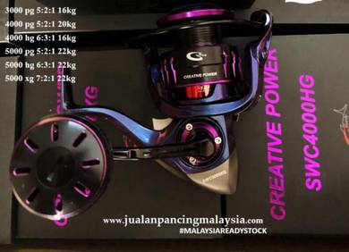 G-tech creative power saltwater high speed reel
