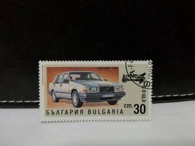 1992 Bulgaria Stamp Volvo 740 Car History