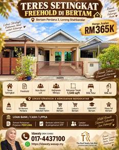 1-storey Terraced House For Sale in Bertam,PNG