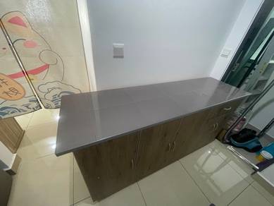 Kitchen Cabinet, 6 Feet, Tiles Top, Good Condition