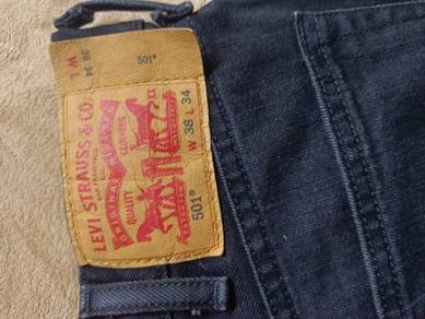 levis 501 sperblack size 38