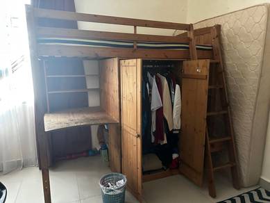 Solid Pine Wood Bunk Bed (Imported from the UK)