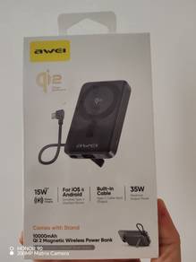 (Sealed) Awei 10000mAh Qi 2 Magnetic Wireless