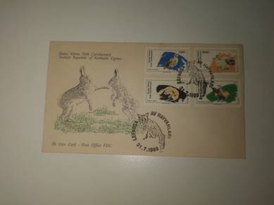 FDC Stamp Turkish Cyprus 1989 - Game Animals