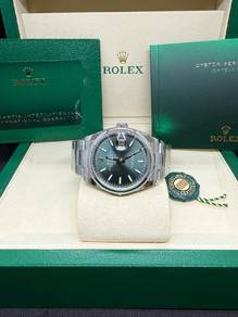 All new 126200 Mint Green Dial
Rolex OP Datejust 3