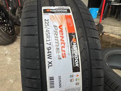 Tayar baru 225 45 17 hankook ventus prime4 2026