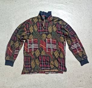 Burberry USA Original vtg wool sweater size L