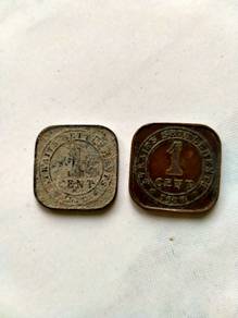 1 cent Straits Settlement