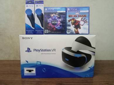 PSVR & 70 Games (15 VR Games & 55 Family Games)