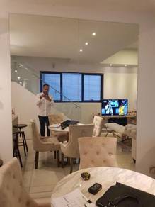 PASANG CERMIN l wall mirror install