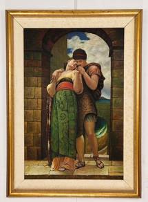 Wedded-Framed Reproduction Oil Painting Clearance