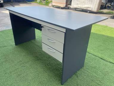 YF11E Meja Tulis Ofis 5 Feet Writing Table Grey