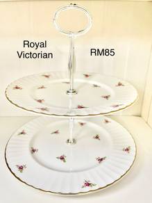 Royal Victorian cup cakes double layers tray