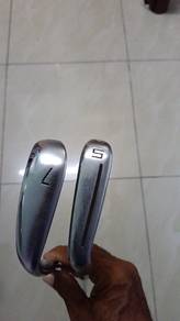 Iron 5..Taylor Made P770...Mizuno 7 iron JPX 52