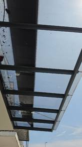 Glass Awning Size 20 ft (L) x 6 ft (D)