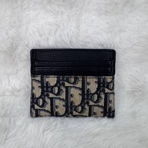Authentic Beige Oblique Cardholder