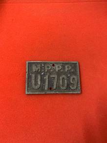 Vintage Bicycle Licence Plate