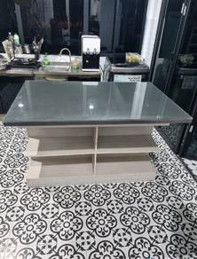 Custom kitchen Island/Breakfast Bar+FREE glass top