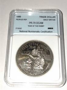 Rabbit Year Trade Dollar 1999