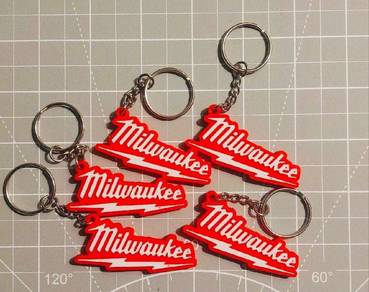 Milwaukee Rubber Keychain 