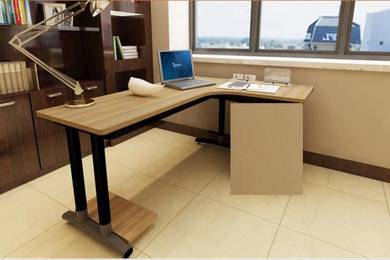 L Shape L-shape Table meja director desk pejabat 2