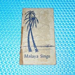 Vintage 1950s Malaya Sings Pocket Songbook