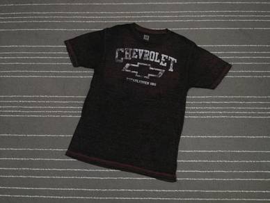 Chevrolet big logo saiz s kain pasir M