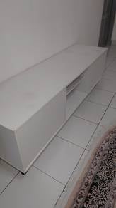 White TV Cabinet with Storage