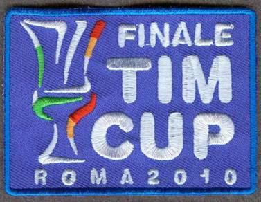 2010 Finale Tim Cup Roma Italy Football Patch