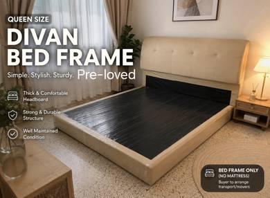 Minimalist Divan Bed Hotel Thick Cushion Headboard