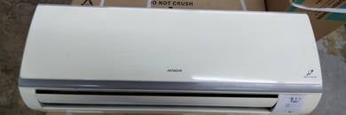 Hitachi 1.0hp  air cond free install (Used)