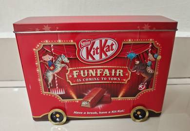 Kit Kat Funfair Bus Tin Box/collectors/collectible