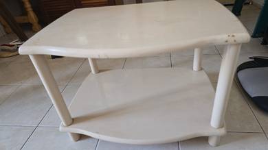 Small White Wooden Coffee Table